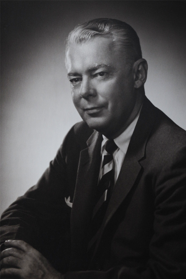 A photo of William Van Note, esball国际平台客户端's 9th president.